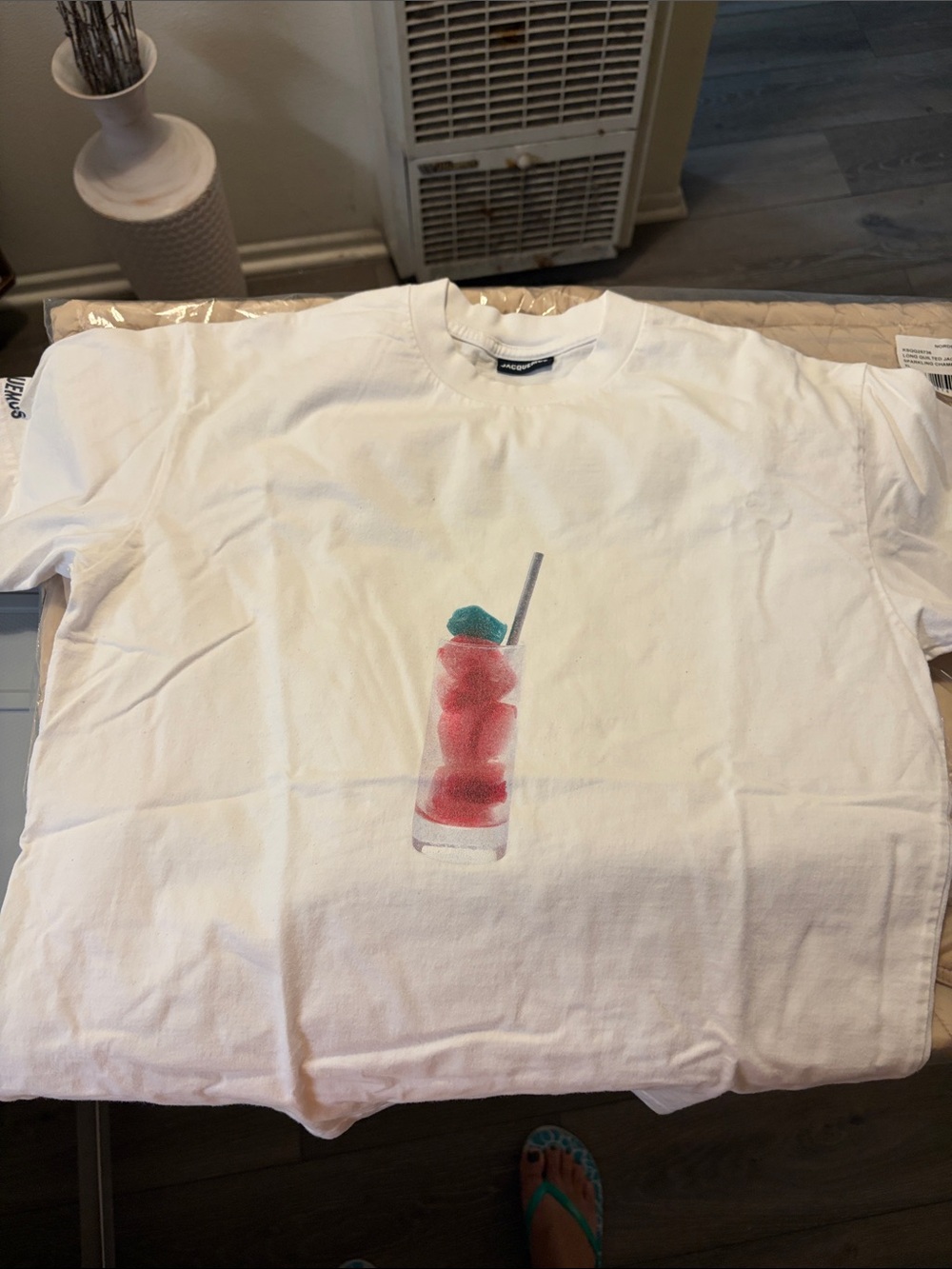 Jacquemus White Logo Tee
